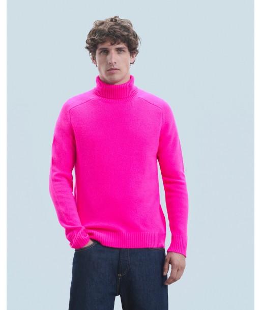 Pull Col Roulé (H24 / HOMME / Utopic Pink) pas chere