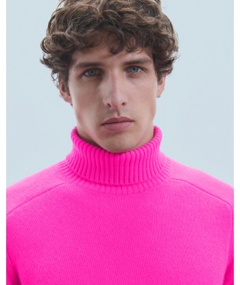 Pull Col Roulé (H24 / HOMME / Utopic Pink) pas chere