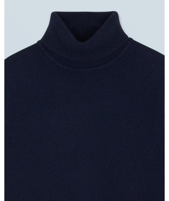 Pull Col Roulé Basique Epais (H24 / HOMME / Navy) français