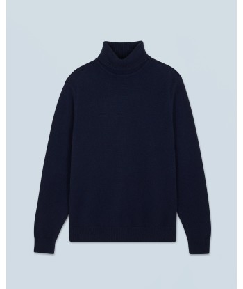 Pull Col Roulé Basique Epais (H24 / HOMME / Navy) français