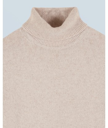 Pull Col Roulé Basique Epais (H24 / HOMME / Beige Mouline) de la marque