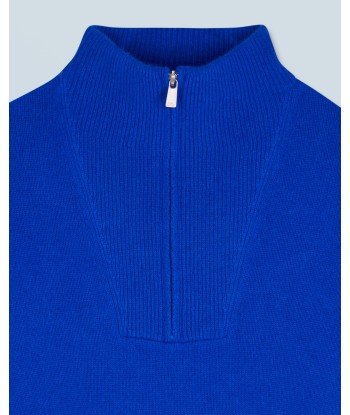 Pull Col Camionneur Oversize (H24 / HOMME / Pop Blue) Les êtres humains sont 