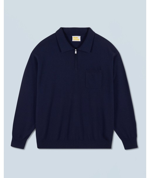 Pull Col Camionneur  (H24 / HOMME / Navy / 100% Laine Mérinos RWS) sur le site 