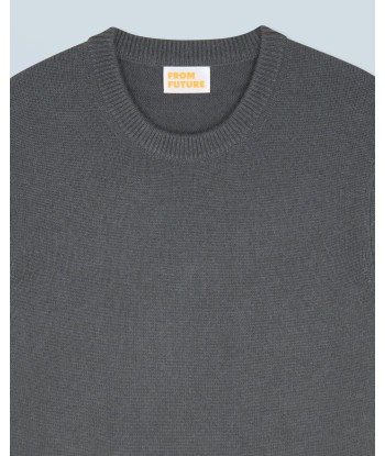 Pull Col Rond Basique (H24 / HOMME / Lava Grey) le des métaux précieux