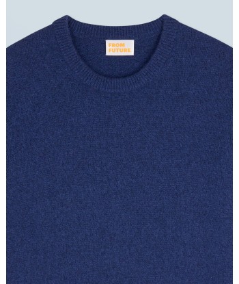 Pull Col Rond Basique (H24 / HOMME / Dark Blue Mouli) en ligne