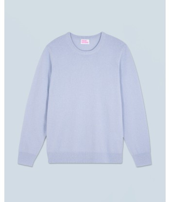 Pull Col Rond Basique (H24 / HOMME / Cloud Blue) pas chere