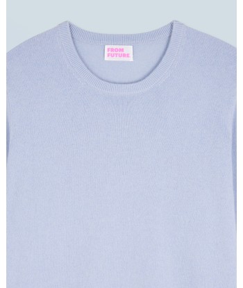 Pull Col Rond Basique (H24 / HOMME / Cloud Blue) pas chere