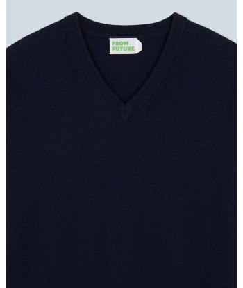 Pull Col V Basique (H24 / HOMME / Navy) d'Europe débarque