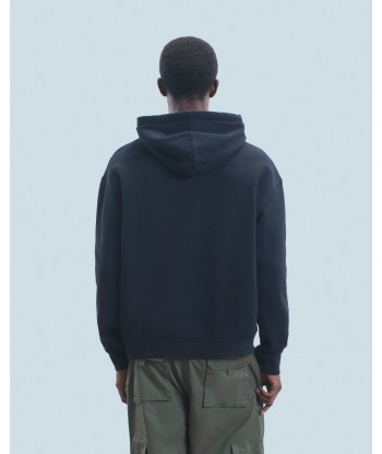 Sweatshirt Hoodie Coeur (H24 / HOMME / Noir / 100% Laine Mérinos RWS) À commander