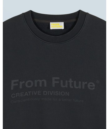 Sweatshirt Col Rond From Future Creative Division (H24 / HOMME / Washed Black) est présent 