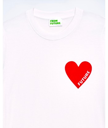 T-shirt Col Rond Coeur (H24 / HOMME / Blanc / 100% Laine Mérinos RWS) chez Cornerstreet bien 