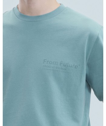 T-shirt Col Rond From Future Creative Division (H24 / HOMME / Washed Green Am) offre 