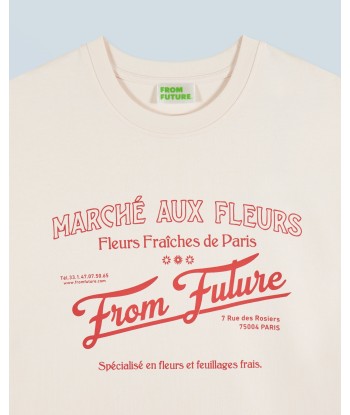 T-shirt Col Rond Marché Aux Fleurs (H24 / HOMME / Sable) les muscles