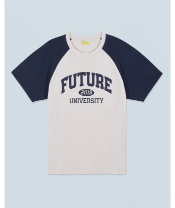 T-shirt Col Rond Manches Courtes Future University (H24 / HOMME / Sable) Véritable concentré