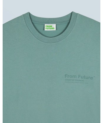 T-shirt Col Rond From Future Creative Division (H24 / HOMME / Washed Green Am) offre 