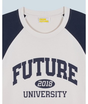 T-shirt Col Rond Manches Courtes Future University (H24 / HOMME / Sable) Véritable concentré