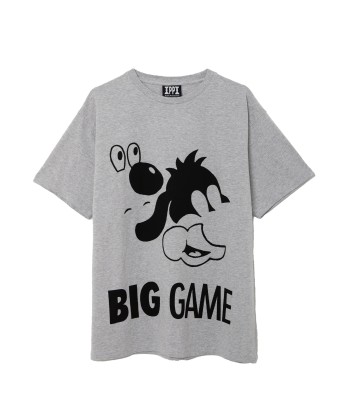 PUBLIC POSSESSION - BIG GAME T-SHIRT LIGHT GREY en ligne