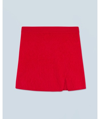 Jupe Mini en Cachemire Brossé (H24 / FEMME / Hot Red) pour bénéficier 