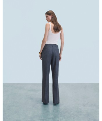 Pantalon Large Tailoring (H24 / FEMME / Rayures Gris) Jusqu'à 80% De Réduction