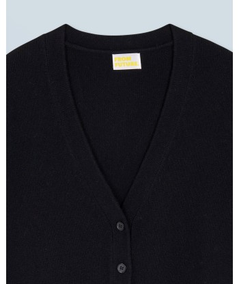 Pull Cardigan  (H24 / FEMME / Noir) Faites des économies