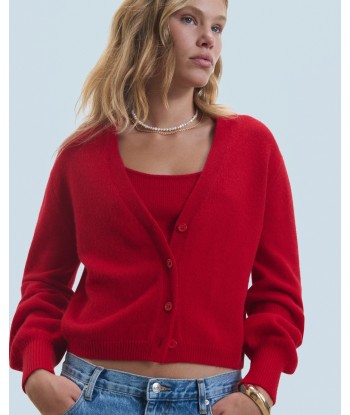 Pull Cardigan  (H24 / FEMME / Hot Red) prix pour 