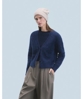 Pull Cardigan Alpaga (H24 / FEMME / Navy) est présent 