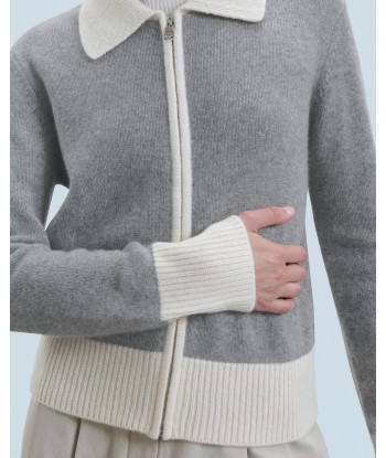 Pull Gilet  (H24 / FEMME / Gris Chiné Foncé) 50-70% off 