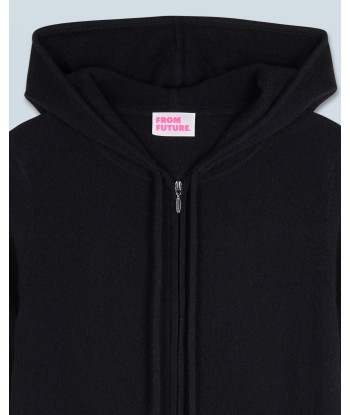 Pull Hoodie Zippé (H24 / FEMME / Noir) les ctes