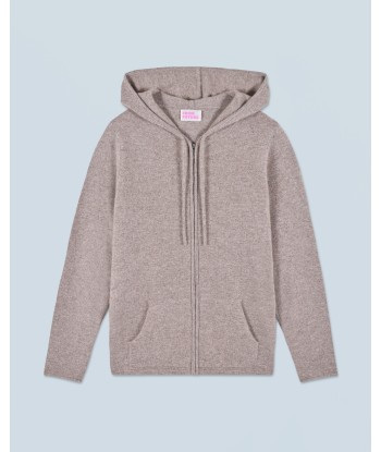 Pull Hoodie Zippé (H24 / FEMME / Taupe Chine) livraison et retour toujours gratuits