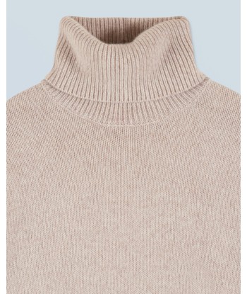 Pull Col Roulé  (H24 / FEMME / Beige Mouline) 2024