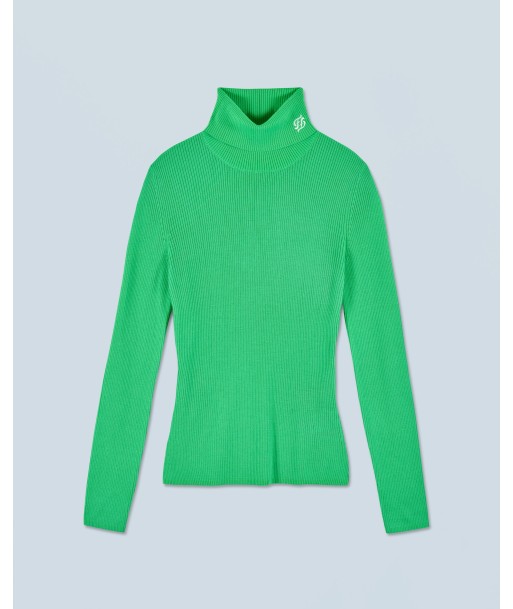 Pull Col Roulé  (H24 / FEMME / Utopic Green) Par le système avancé 