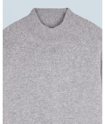 Pull Col Montant Léger (H24 / FEMME / Gris Chiné Foncé) soldes