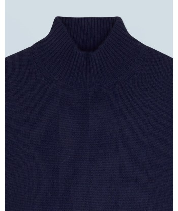 Pull Col Montant Oversize (H24 / FEMME / Navy) l'achat 