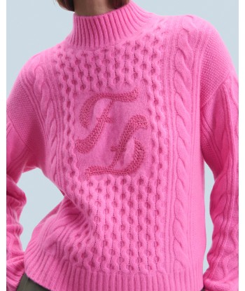 Pull Col Montant  (H24 / FEMME / Dreamy Pink) votre