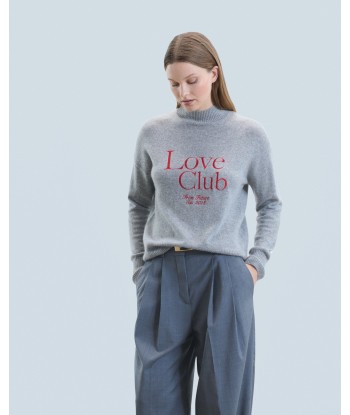 Pull Col Montant Love Club (H24 / FEMME / Gris Chiné Foncé) de la marque