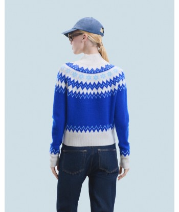 Pull Col Montant Norvégien (H24 / FEMME / Pop Blue) En savoir plus