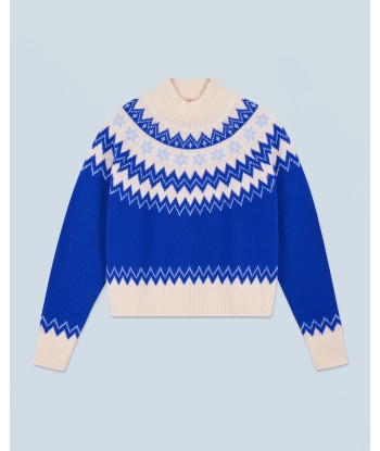 Pull Col Montant Norvégien (H24 / FEMME / Pop Blue) En savoir plus