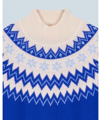 Pull Col Montant Norvégien (H24 / FEMME / Pop Blue) En savoir plus