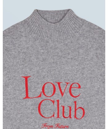 Pull Col Montant Love Club (H24 / FEMME / Gris Chiné Foncé) de la marque