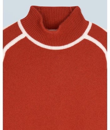 Pull Col Montant  (H24 / FEMME / Terracotta) le des métaux précieux