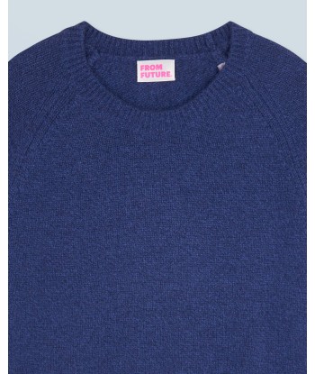 Pull Col Rond Raglan (H24 / FEMME / Dark Blue Mouli) plus qu'un jeu 