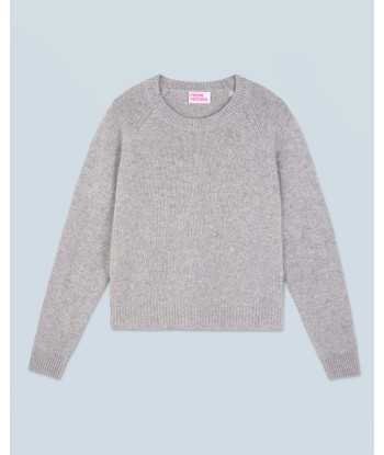 Pull Col Rond Raglan (H24 / FEMME / Gris Chiné Foncé) Profitez des Offres !