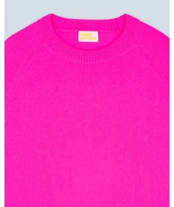 Pull Col Rond Oversize Léger (H24 / FEMME / Utopic Pink) est présent 