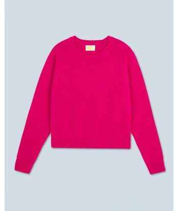 Pull Col Rond Raglan (H24 / FEMME / Raspberry Pink) vous aussi creer 