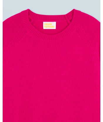 Pull Col Rond Raglan (H24 / FEMME / Raspberry Pink) vous aussi creer 