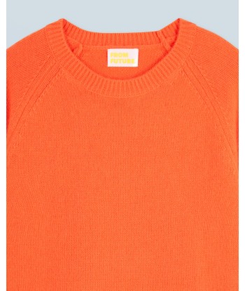 Pull Col Rond Raglan (H24 / FEMME / Utopic Orange) s'inspire de l'anatomie humaine