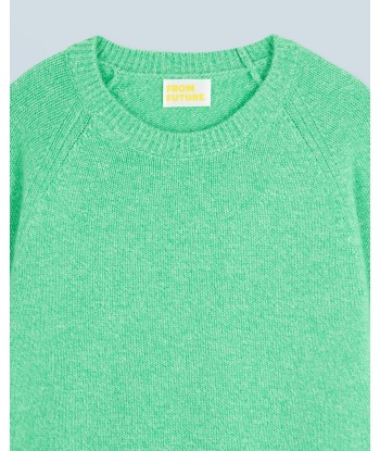 Pull Col Rond Raglan (H24 / FEMME / Utopic Green Mo) s'inspire de l'anatomie humaine