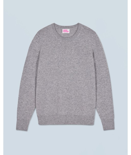 Pull Col Rond Basique (H24 / FEMME / Gris Chiné Foncé) Comment ça marche