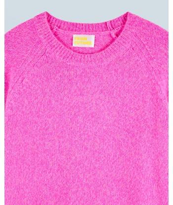 Pull Col Rond Raglan (H24 / FEMME / Bright Pink Mou) le des métaux précieux