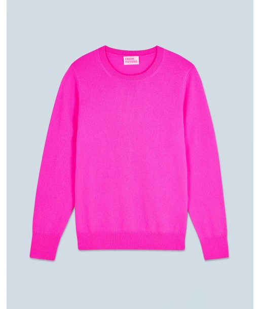 Pull Col Rond Basique (H24 / FEMME / Utopic Pink) pas chere